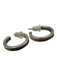 Tiffany & Co. Silver Sterling Silver 925 Hoop Post Back Earrings Silver