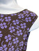 Chanel Size 44 Brown & Purple Silk Monogram Clovers Sleeveless Tank Top Brown & Purple / 44