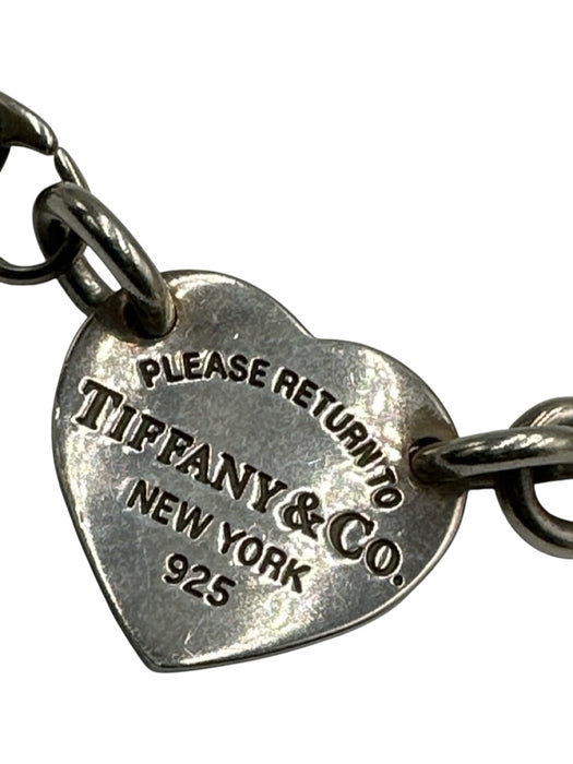 Tiffany & Co. Silver Sterling Silver 925 Chain Heart Necklace Silver