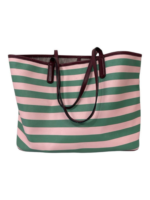 Marc By Marc Jacobs Pink, Red & Green PVC Leather trim Floral Two Strap Tote Bag Pink, Red & Green