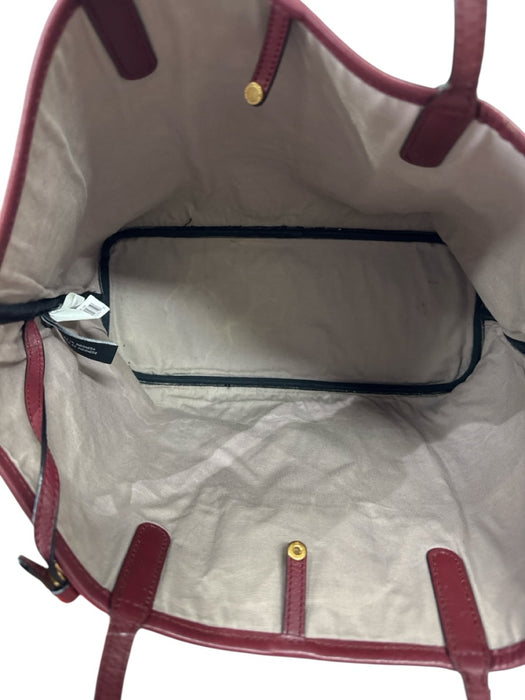 Marc By Marc Jacobs Pink, Red & Green PVC Leather trim Floral Two Strap Tote Bag Pink, Red & Green