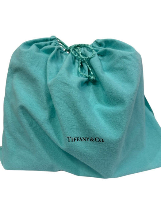 Tiffany & Co. Tiffany Blue Pebble Leather 2 Handles Open Top Hand Bag Tiffany Blue / M
