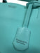 Tiffany & Co. Tiffany Blue Pebble Leather 2 Handles Open Top Hand Bag Tiffany Blue / M