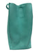 Tiffany & Co. Tiffany Blue Pebble Leather 2 Handles Open Top Hand Bag Tiffany Blue / M