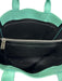 Tiffany & Co. Tiffany Blue Pebble Leather 2 Handles Open Top Hand Bag Tiffany Blue / M