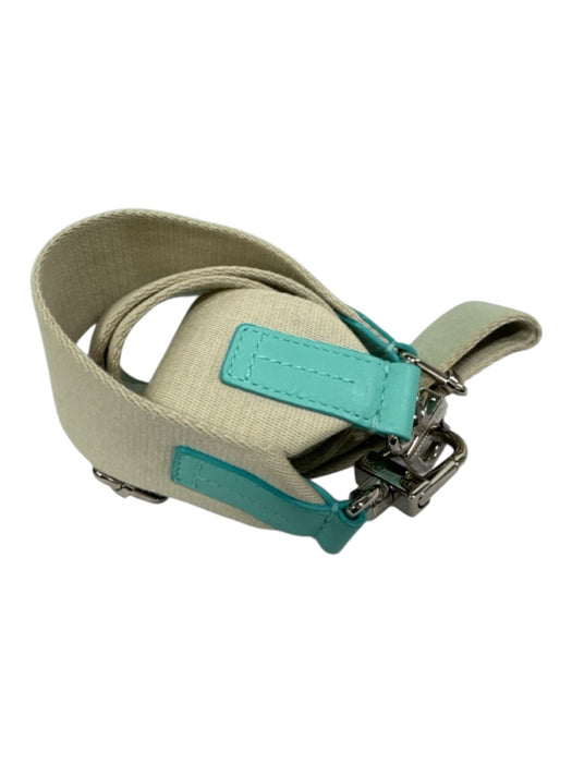 Tiffany & Co. Tiffany Blue Pebble Leather 2 Handles Open Top Hand Bag Tiffany Blue / M