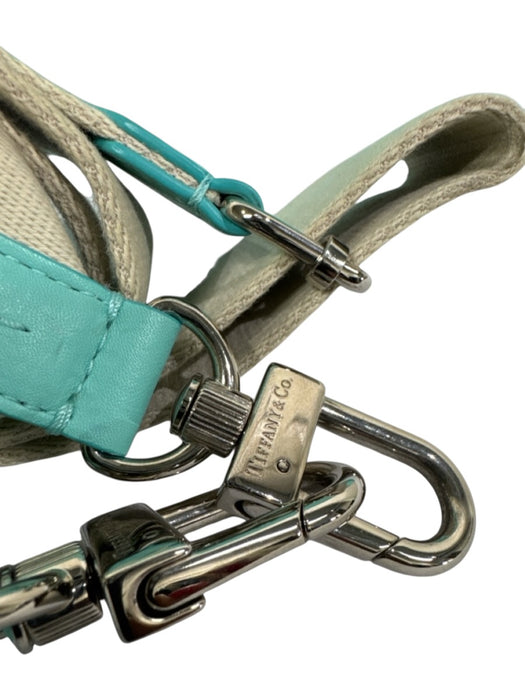 Tiffany & Co. Tiffany Blue Pebble Leather 2 Handles Open Top Hand Bag Tiffany Blue / M