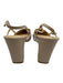 Marc Fisher Shoe Size 9.5 Cream Beige Leather Pointed Toe Slingback Pumps Cream Beige / 9.5