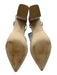 Marc Fisher Shoe Size 9.5 Cream Beige Leather Pointed Toe Slingback Pumps Cream Beige / 9.5