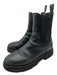 Anine Bing Shoe Size 38 Black Leather Rubber Chelsea Lug Sole Boots Black / 38