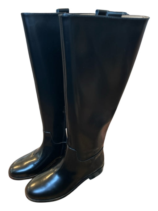Madewell Shoe Size 6 Black Leather Side Zip Knee High Boots Black / 6