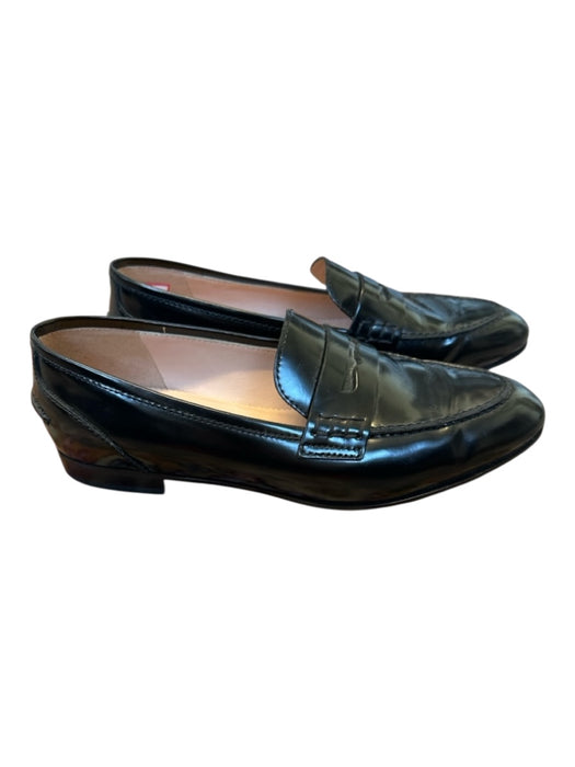 J. Crew Shoe Size 6 Black Leather Penny Loafer Loafers Black / 6