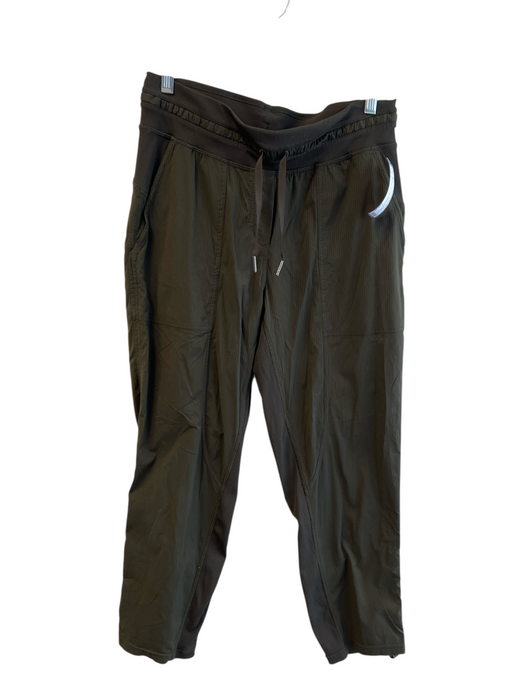 Lululemon Size 6 Forrest Green Nylon Blend Drawstring Waist Side Pockets Pants Forrest Green / 6