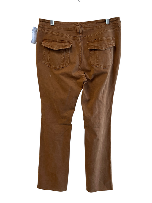 Pilcro Size 29 Brown Cotton Blend Button Fly Pockets Mid Rise Straight Leg Pants Brown / 29