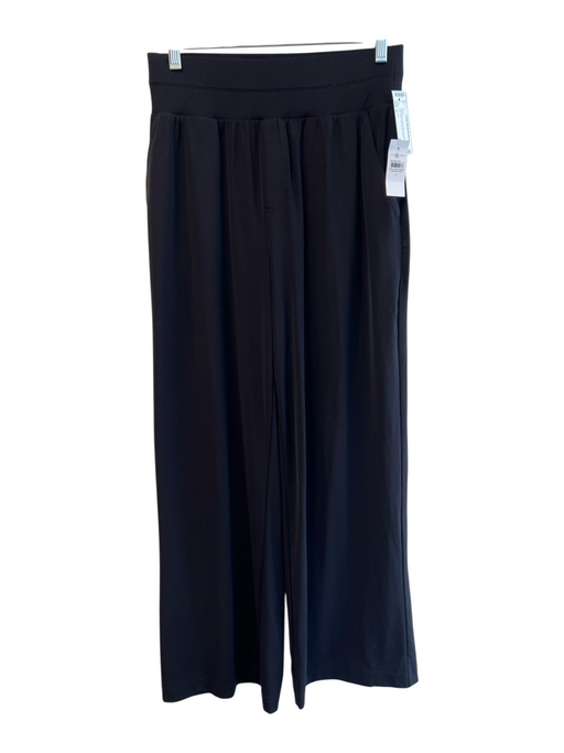 Lou Grey Size S Black Nylon Blend Elastic Waist High Rise Side Pocket Pants Black / S