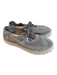 Natural World Shoe Size 39 Gray Manmade Material Round Toe Woven Detail Shoes Gray / 39