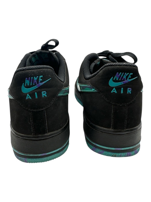 Nike Shoe Size 10.5 Black & Green Leather Solid Sneaker Men's Shoes Black & Green / 10.5