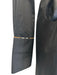Burberry Size 10 Black Cotton Long Sleeve Button Up Below Knee Collar Dress Black / 10