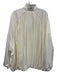 Nike Size XL White Polyester Oversize Long Sleeve pleats Zip Up Jacket White / XL