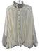 Nike Size XL White Polyester Oversize Long Sleeve pleats Zip Up Jacket White / XL