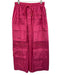 Cynthia Rowley Size L Pink Silk Split Front Elastic Waist Pockets Maxi Skirt Pink / L