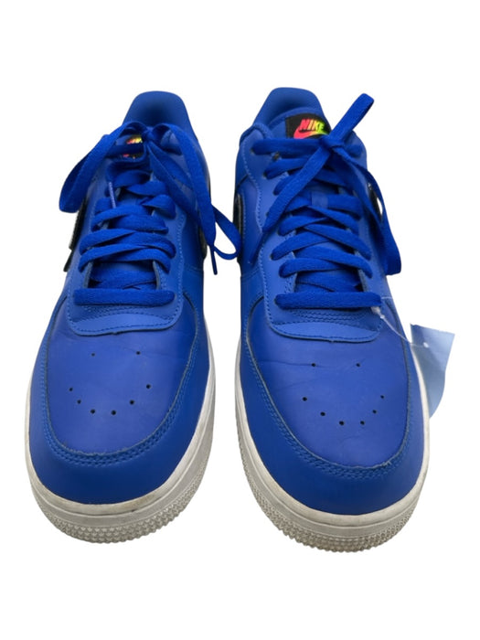 Nike Shoe Size 12 AS IS Blue Leather Solid Sneaker Men's Shoes Blue / 12