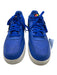 Nike Shoe Size 12 AS IS Blue Leather Solid Sneaker Men's Shoes Blue / 12