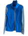 Lululemon Size 8 Blue Missing Fabric Tag Stretch Striped 2 way zipper Jacket Blue / 8