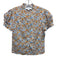 The Shirt Rochelle Behrens Size S Orange, Blue, Yellow Cotton Short Sleeve Top Orange, Blue, Yellow / S
