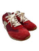 Tory Burch Shoe Size 7 Red, Purple, Beige Suede Lace Up Color Block Sneakers Red, Purple, Beige / 7