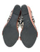L'agence Shoe Size 8 Brown & Black Leather Embroidered Geometric 2 Strap Wedges Brown & Black / 8