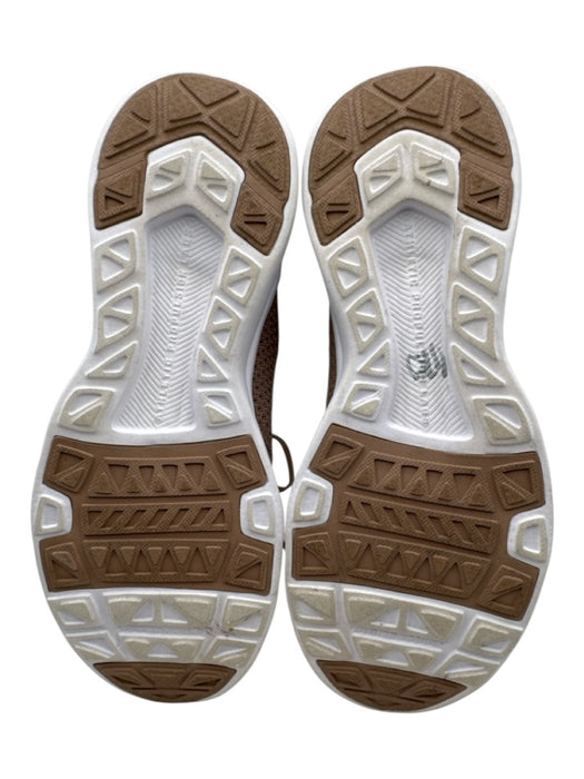 APL Shoe Size 6.5 Taupe Beige Synthetic Knit Lace Up Athletic Running Sneakers Taupe Beige / 6.5
