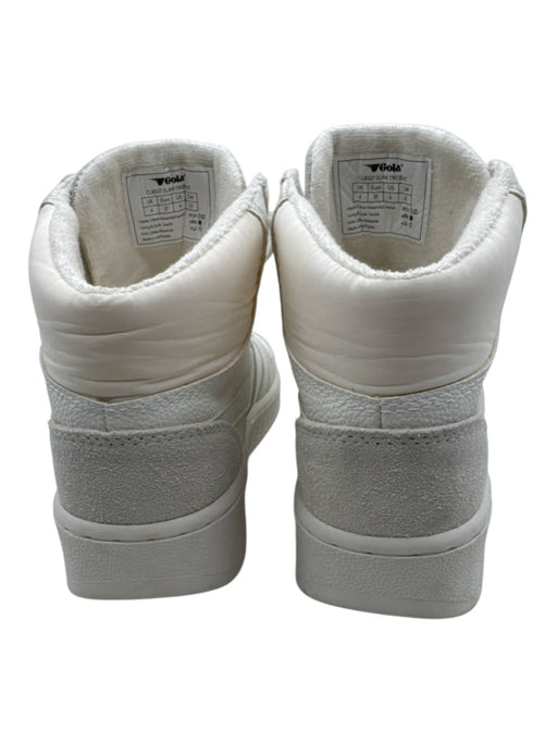 Gola Shoe Size 6 White Leather & Suede Lace Up High Top Fabric Block Sneakers White / 6