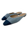 Veronica Beard Shoe Size 5.5 Blue Multi Denim Cap Toe Pointed Square Toe Flats Blue Multi / 5.5