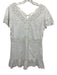 Love Shack Fancy Size S White Cotton & Flax Short Sleeve Crochet Lace Mini Dress White / S