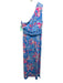 Lilly Pulitzer Size XS Blue, Pink, Orange Rayon & Spandex One Shoulder Dress Blue, Pink, Orange / XS