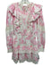 Love Shack Fancy Size XS Pink & White Cotton Long puff sleeve Crochet Lace Dress Pink & White / XS