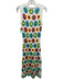 J. Marie Size S Red, Yellow, Multi Acrylic & Nylon Sleeveless Crochet Midi Dress Red, Yellow, Multi / S