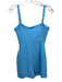 Amanda Uprichard Size XS Blue Polyester Sleeveless Waist Belt Wrap Romper Blue / XS