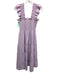 Hill House Size S Light Purple Polyester Sleeveless Smocked Bodice Tiered Dress Light Purple / S