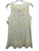 STS Sail to Sable Size XS White & yellow Cotton Sleeveless Floral Eyelet Dress White & yellow / XS