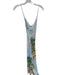 Anthropologie Size S Blue & Green Polyester Spaghetti Strap Landscape Maxi Dress Blue & Green / S