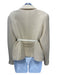 Chanel Size XL / 44 Cream Wool Blend Tweed Grosgrain Ribbon Detail Jacket Cream / XL / 44