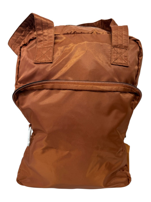 Lug Burnt Orange Polyester Handles Zip Close Compartments Foldable Bag Burnt Orange / Large