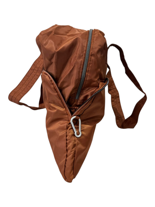 Lug Burnt Orange Polyester Handles Zip Close Compartments Foldable Bag Burnt Orange / Large