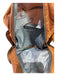 Lug Burnt Orange Polyester Handles Zip Close Compartments Foldable Bag Burnt Orange / Large