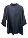 Akris Size 12 Black Cotton 1/2 Sleeve Surplice Collar Over Size Top Black / 12