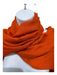 Hermes Orange Cashmere & Silk Thin Sheer Delicate Box Inc. scarf Orange / Large