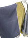 Hermes Size One Size Blue & Green Wool & Cashmere Fringe oversized plaid Coat Blue & Green / One Size