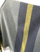 Hermes Size One Size Blue & Green Wool & Cashmere Fringe oversized plaid Coat Blue & Green / One Size
